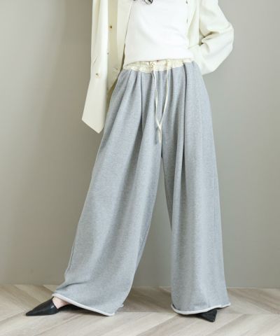 The rejoice<br>Ｗウエストスウェットパンツ