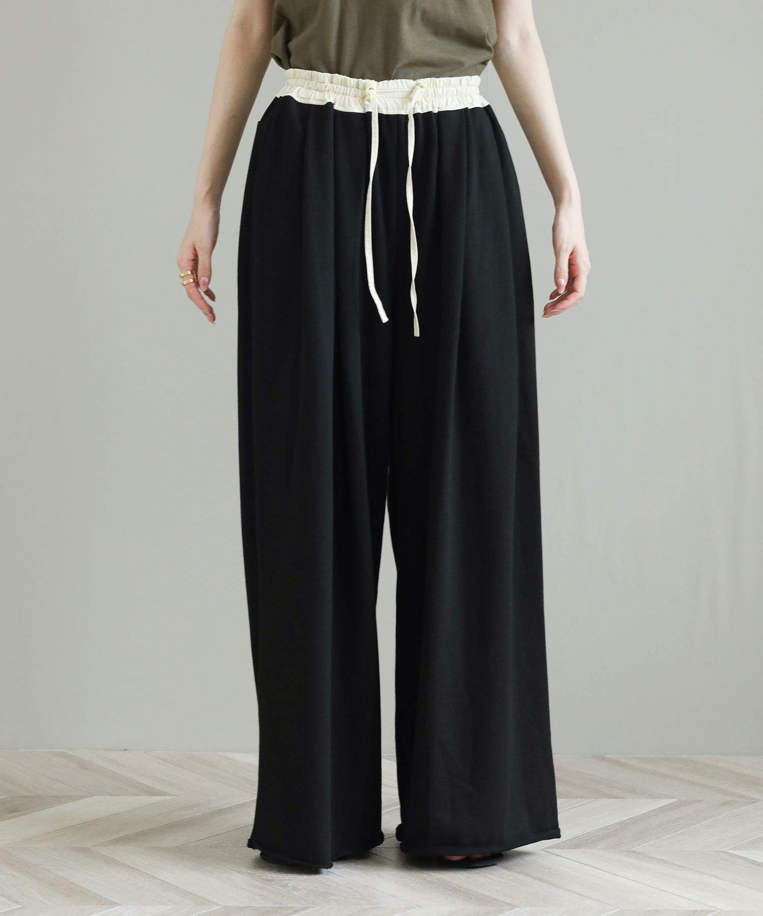 The rejoiceWウエストスウェットパンツ | SEKIMIKI Online