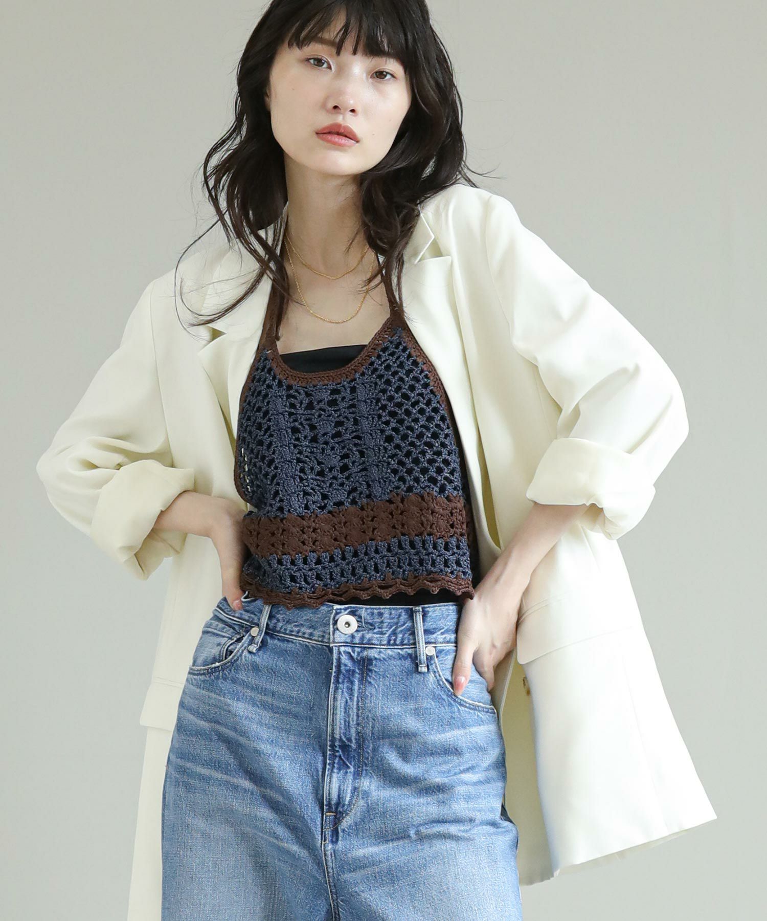 ジェネラルリサーチ 2点　フィッシングベスト 美品 英国製 フィッシャーマンズ ベスト ウール メンズ[JM COOPER