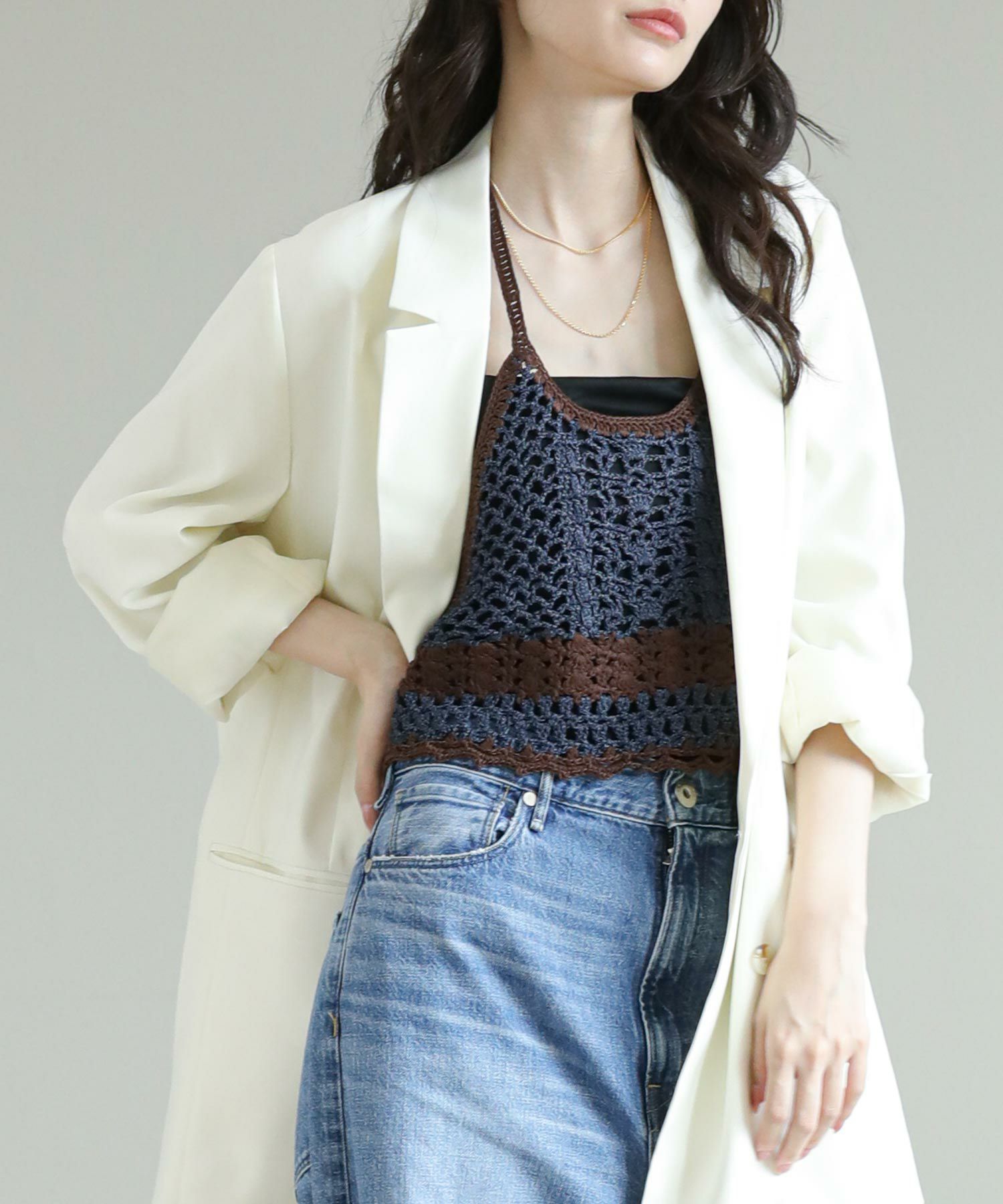 The rejoiceクロシェニットビスチェ【TODAYFUL】 | SEKIMIKI Online