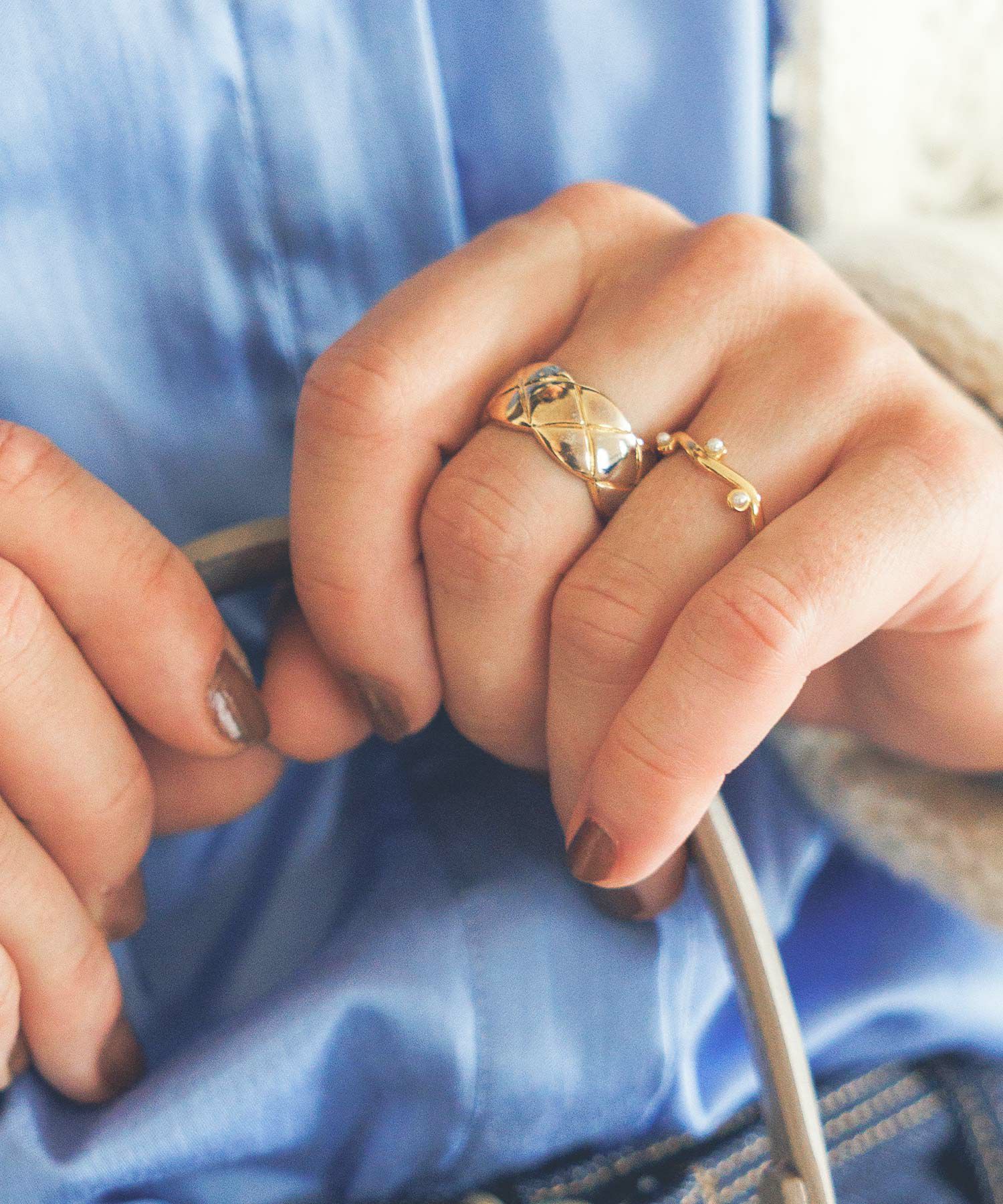 Gready Brilliant【竹下 玲奈select item】ステンレスパールリング