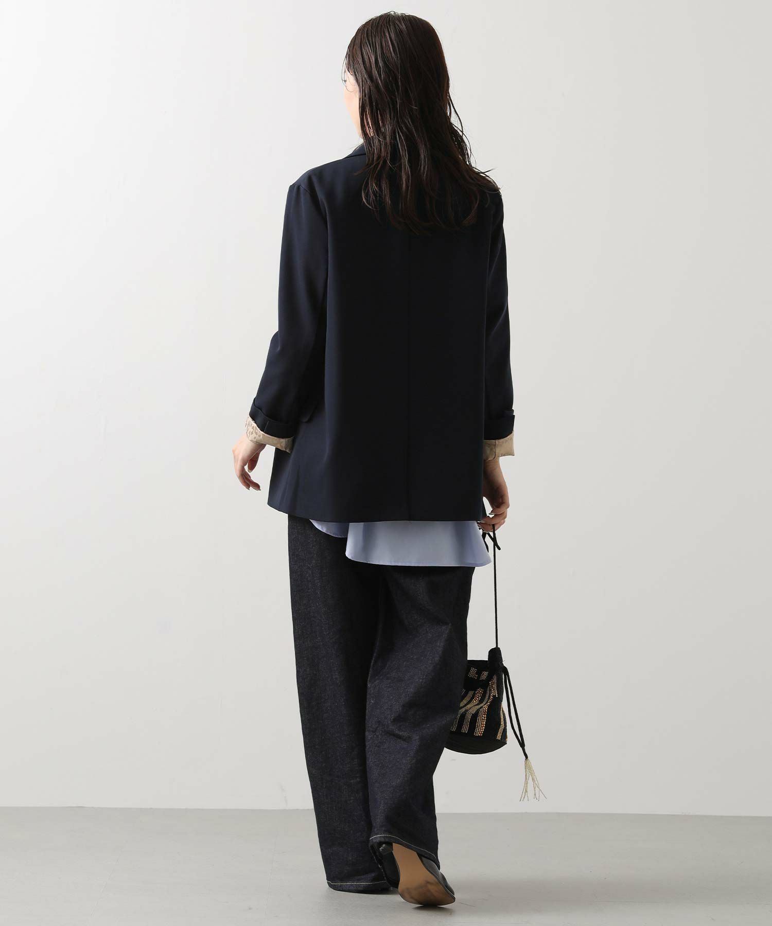 Gready Brilliantツイルテーラードダブルジャケット | SEKIMIKI Online