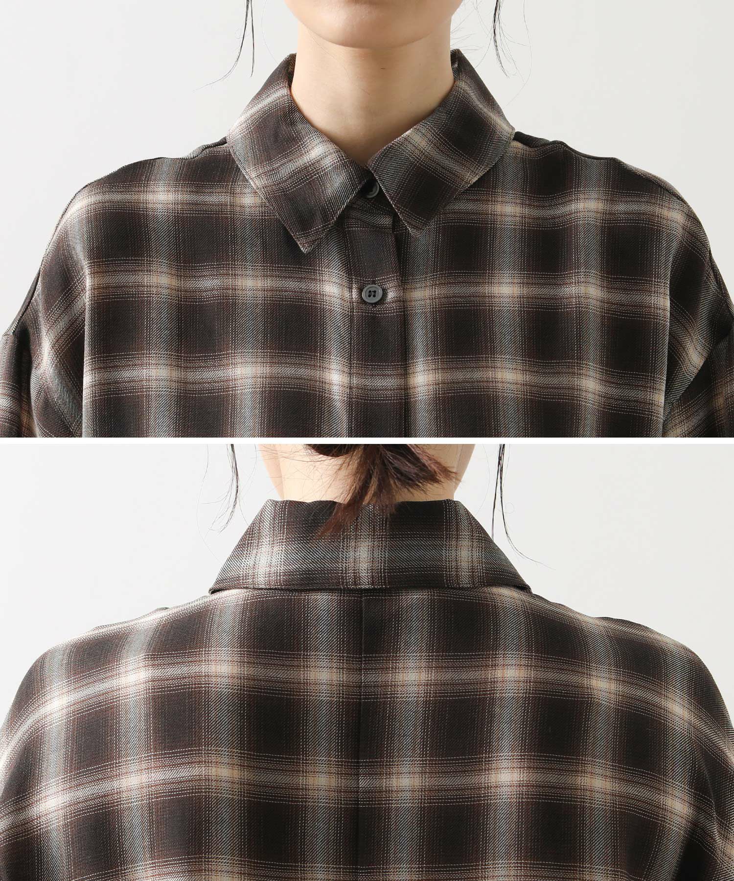 Gready Brilliantグレンチェックオーバーシャツ | SEKIMIKI Online