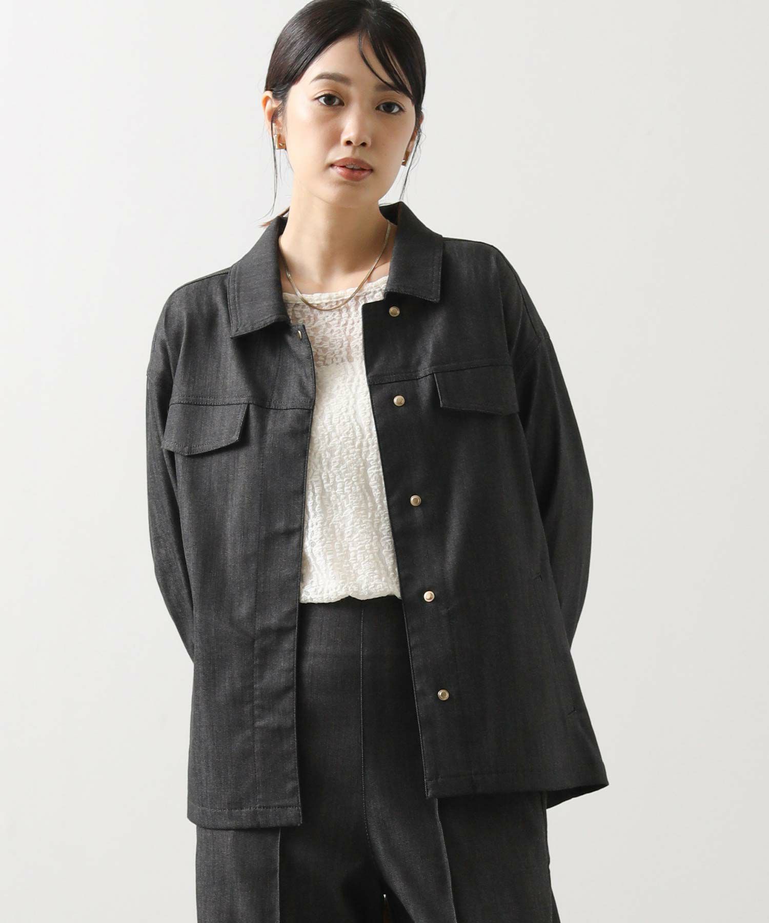 Gready Brilliants.デニムベルト付きジャケット | SEKIMIKI Online