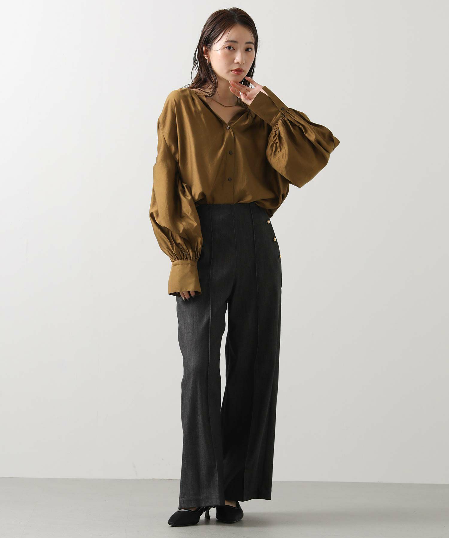 model:163cm　size：36