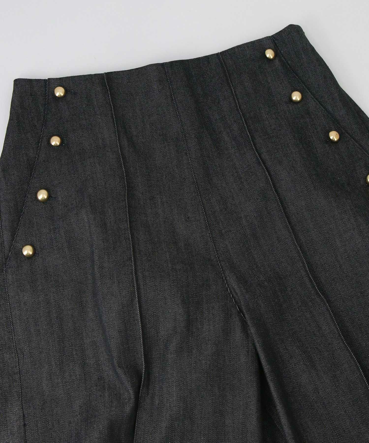 Gready Brilliant金釦ピンタックワイドパンツ | SEKIMIKI Online