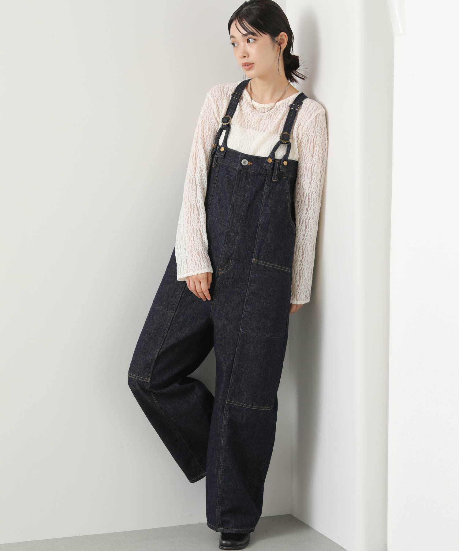 Gready Brilliant 新品　サロペット グレー Gready Brilliant【Special price】ネジリビスチェサロペット