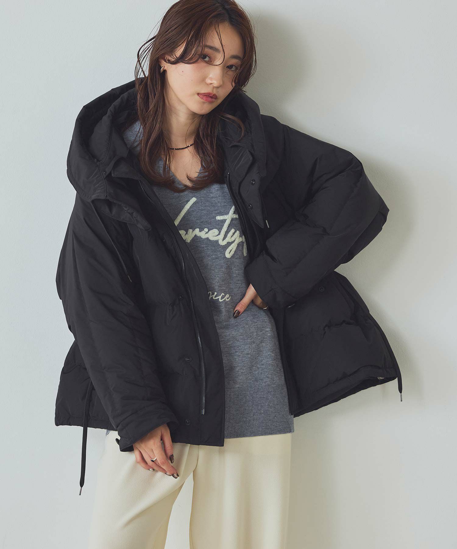 Gready Brilliant【竹下 玲奈select item】ドルマンフードダウン