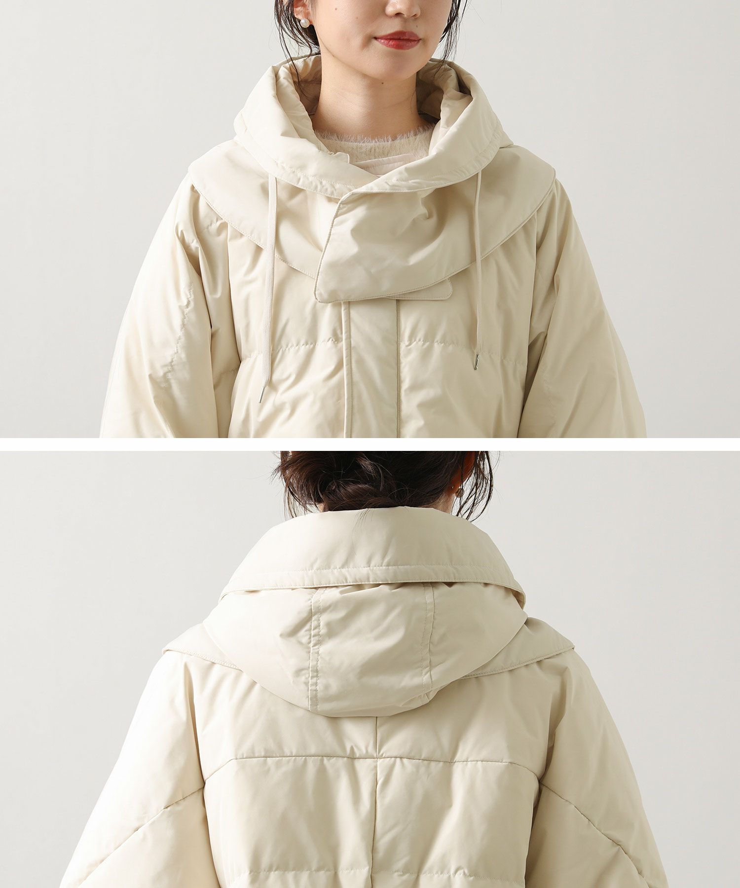 Gready Brilliant【竹下 玲奈select item】ドルマンフードダウン