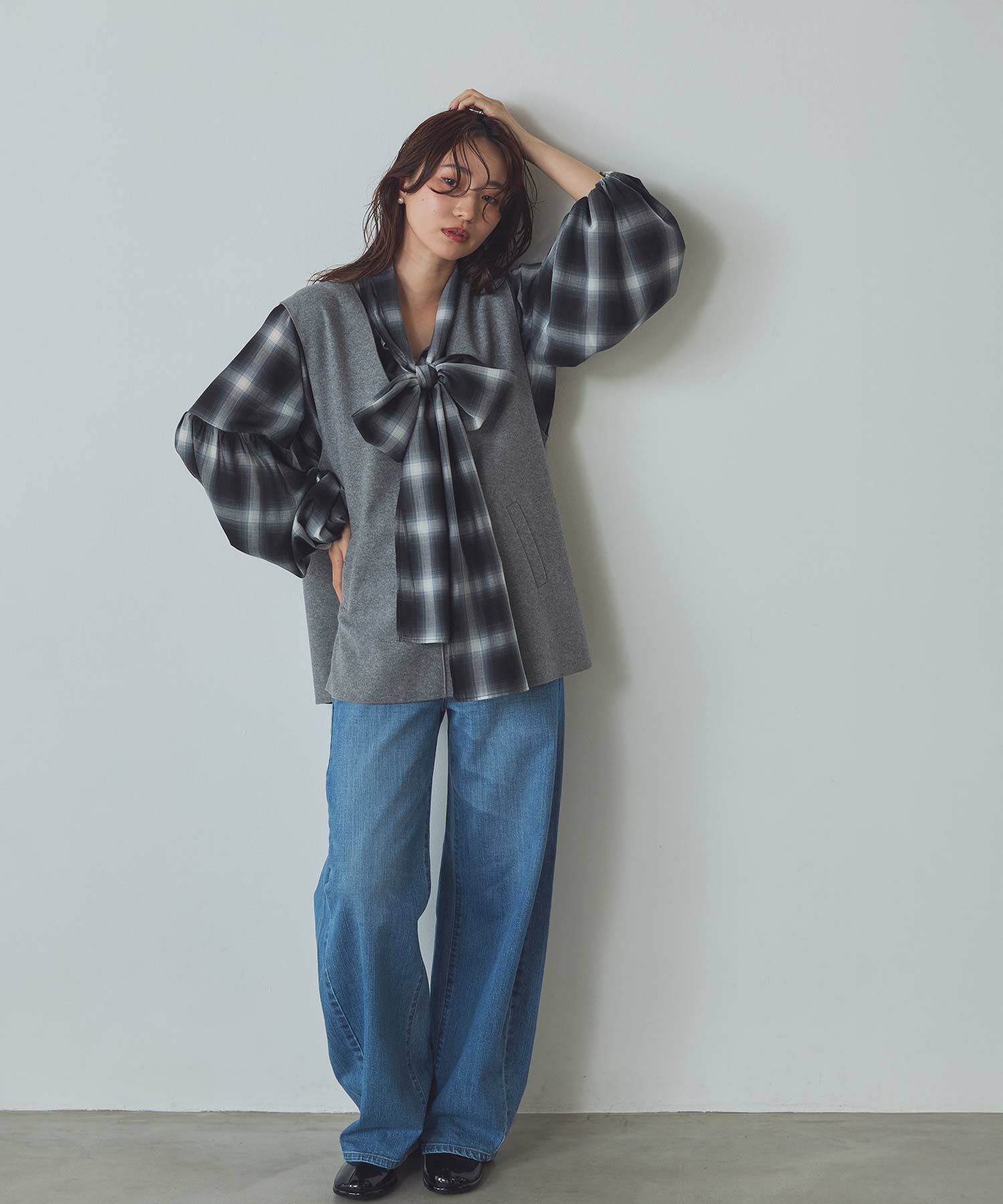 Gready BrilliantWフェイスVネックベスト | SEKIMIKI Online