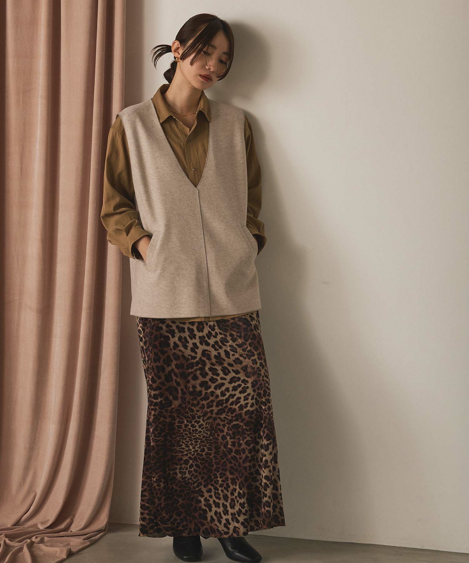 Gready BrilliantWフェイスVネックベスト | SEKIMIKI Online