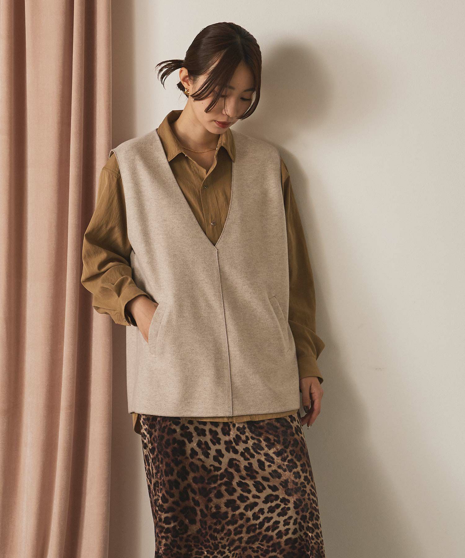 Gready BrilliantWフェイスVネックベスト | SEKIMIKI Online