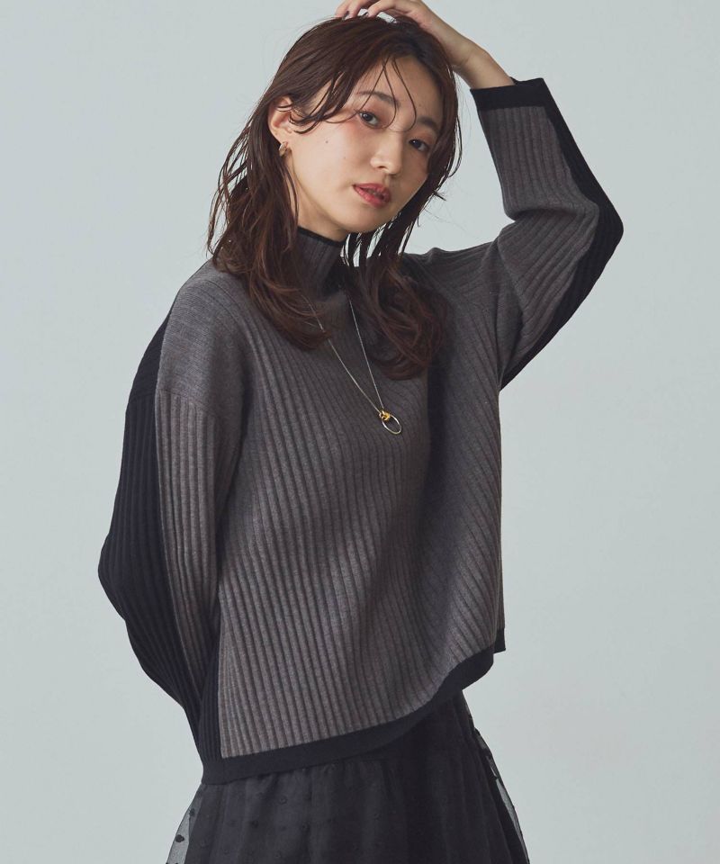 グレー×ブラック