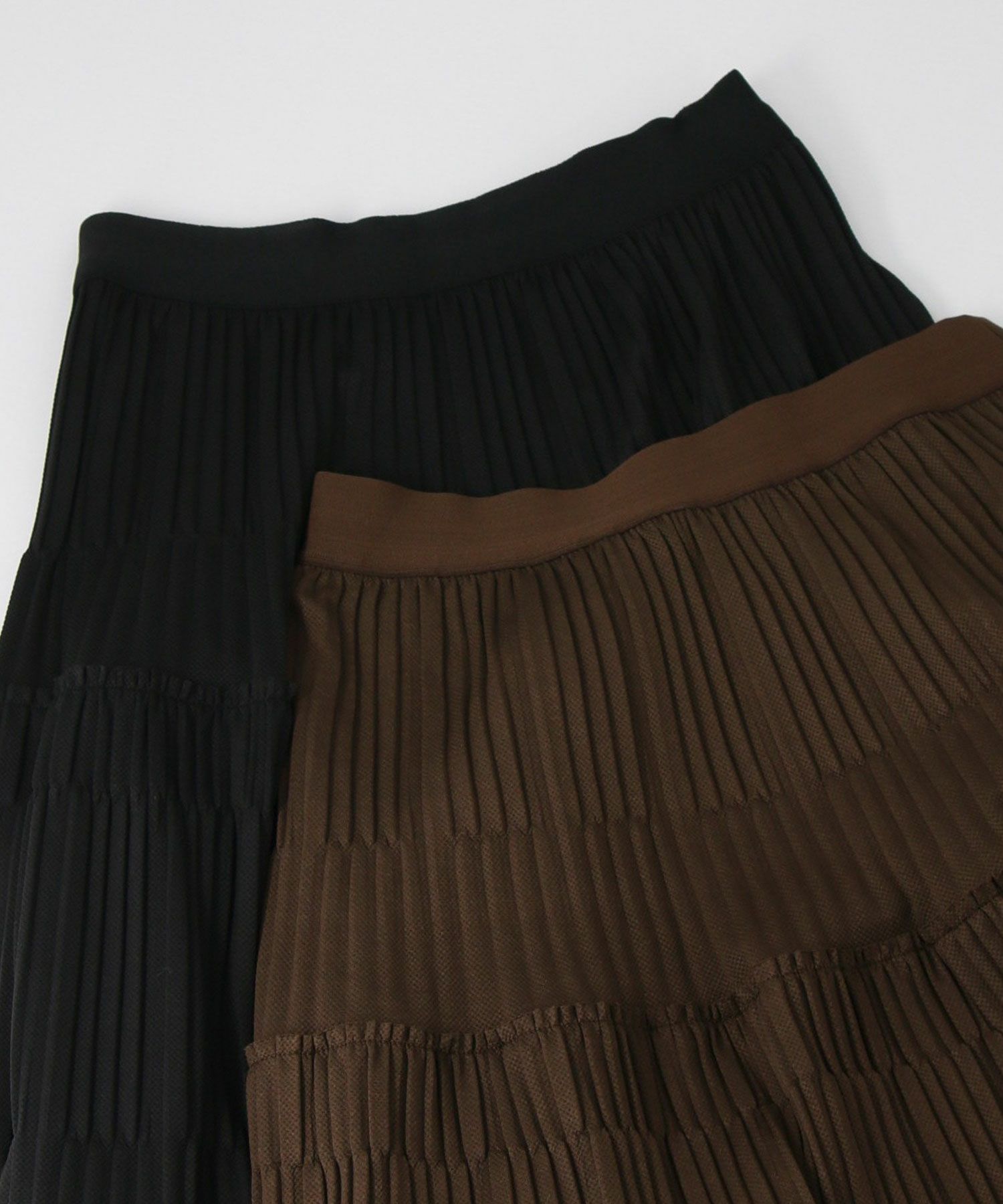 Gready Brilliantカットティアードプリーツスカート | SEKIMIKI Online