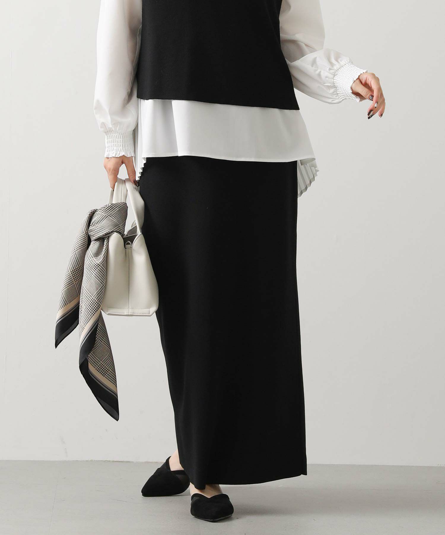 良品ニットタイトスカート もっちりニットタイトスカート [M3430] - レディースファッション通販