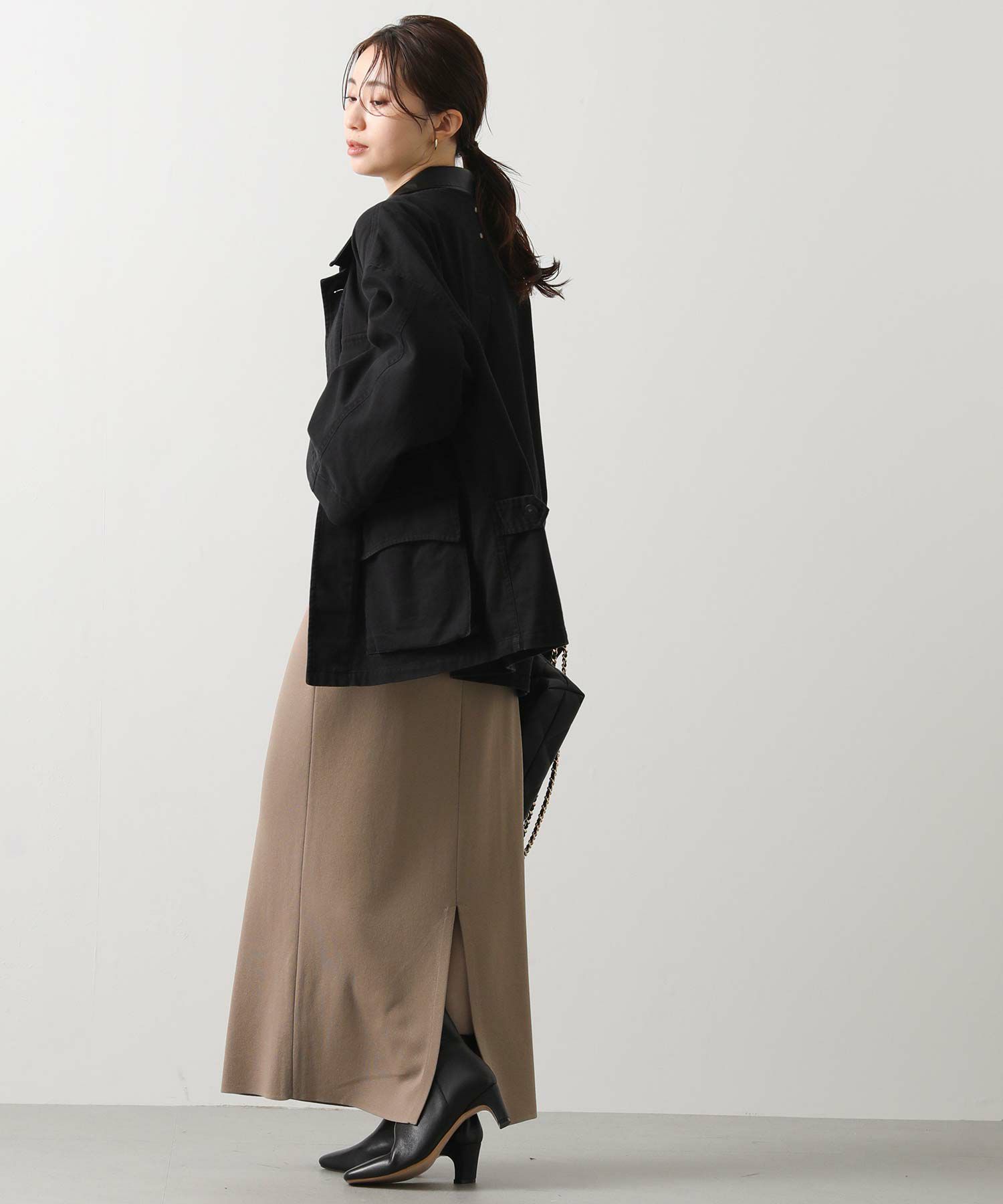 s*＊様 【最終値下げ】gadidanoniem ニット　BEGBIE ネコカブリビューティフルシャドー｜カラーネップハイネックニット