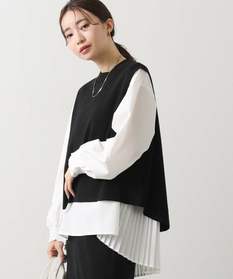 ⭐︎ Gready Brilliant⭐︎バックプリーツブラウス×ベストｓｅｔ Gready Brilliantバックプリーツブラウス×ベストset | SEKIMIKI Online