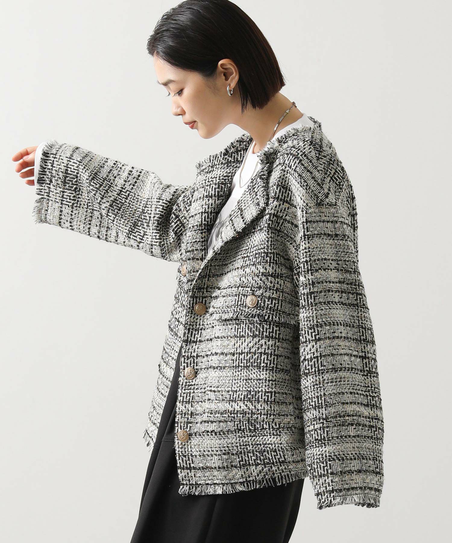 Gready Brilliant【竹下 玲奈select item】ツイードジャケット