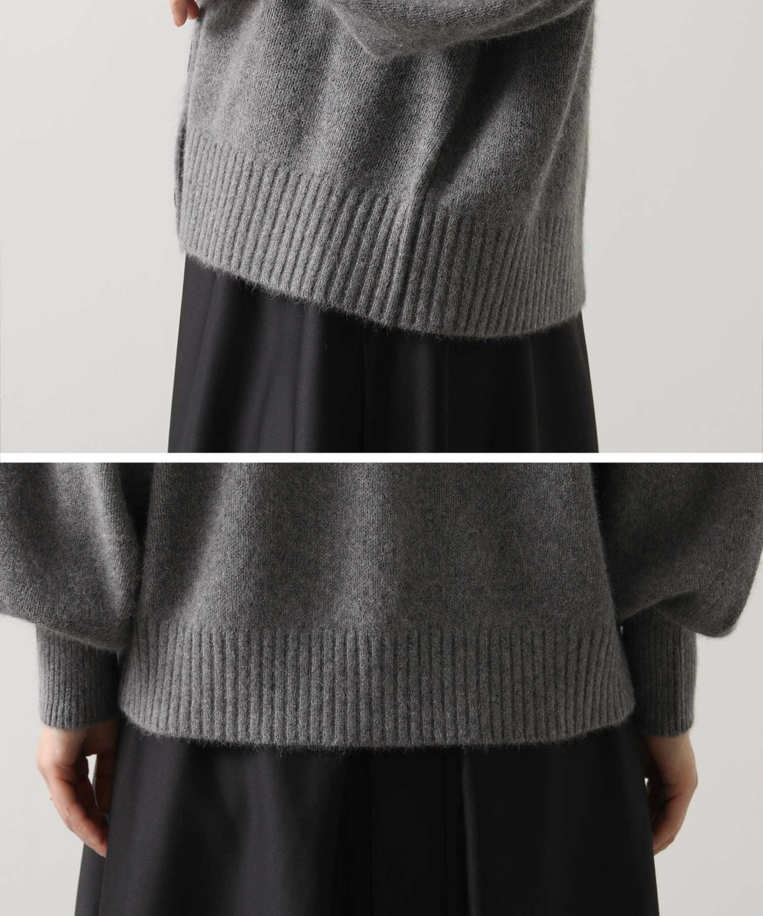 sale超美品⚫︎ディオール⚫︎ニットカーディガン⚫︎黒⚫︎XL アルパカサリーフォックス ダブルフェイス ニットカーディガン｜Ron