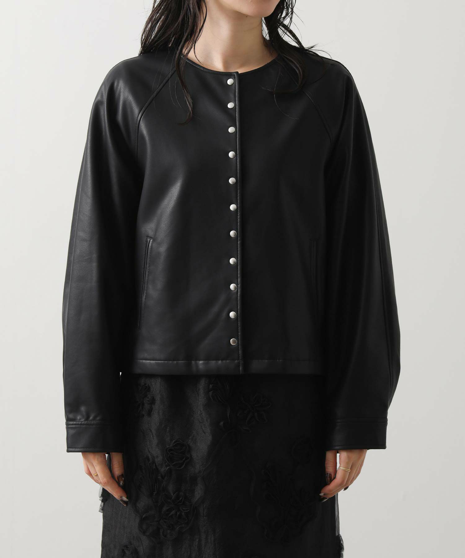 Gready BrilliantLUレザークルージャケット | SEKIMIKI Online