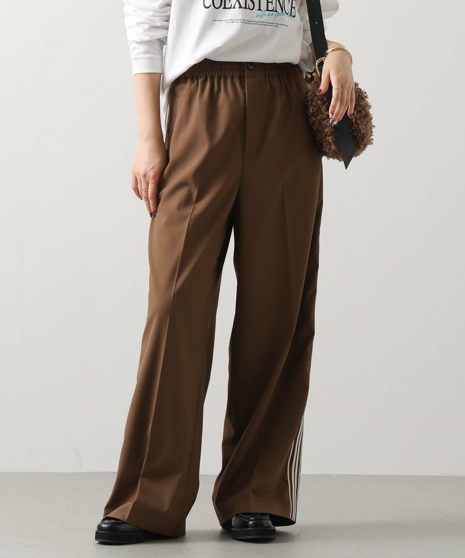 Gready Brilliantサイドラインテープワイドパンツ | SEKIMIKI Online