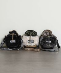 Gready Brilliantスエード×レザーボストン | SEKIMIKI Online