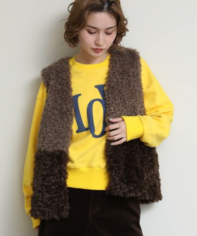 ⭐︎新品⭐︎グレディブリリアン⭐︎クロシェ⭐︎シャギーミディPコート⭐︎グレージュ⭐︎ えっくす☆きゅーと15thシリーズ「Melty☆Cute/Little Punkish