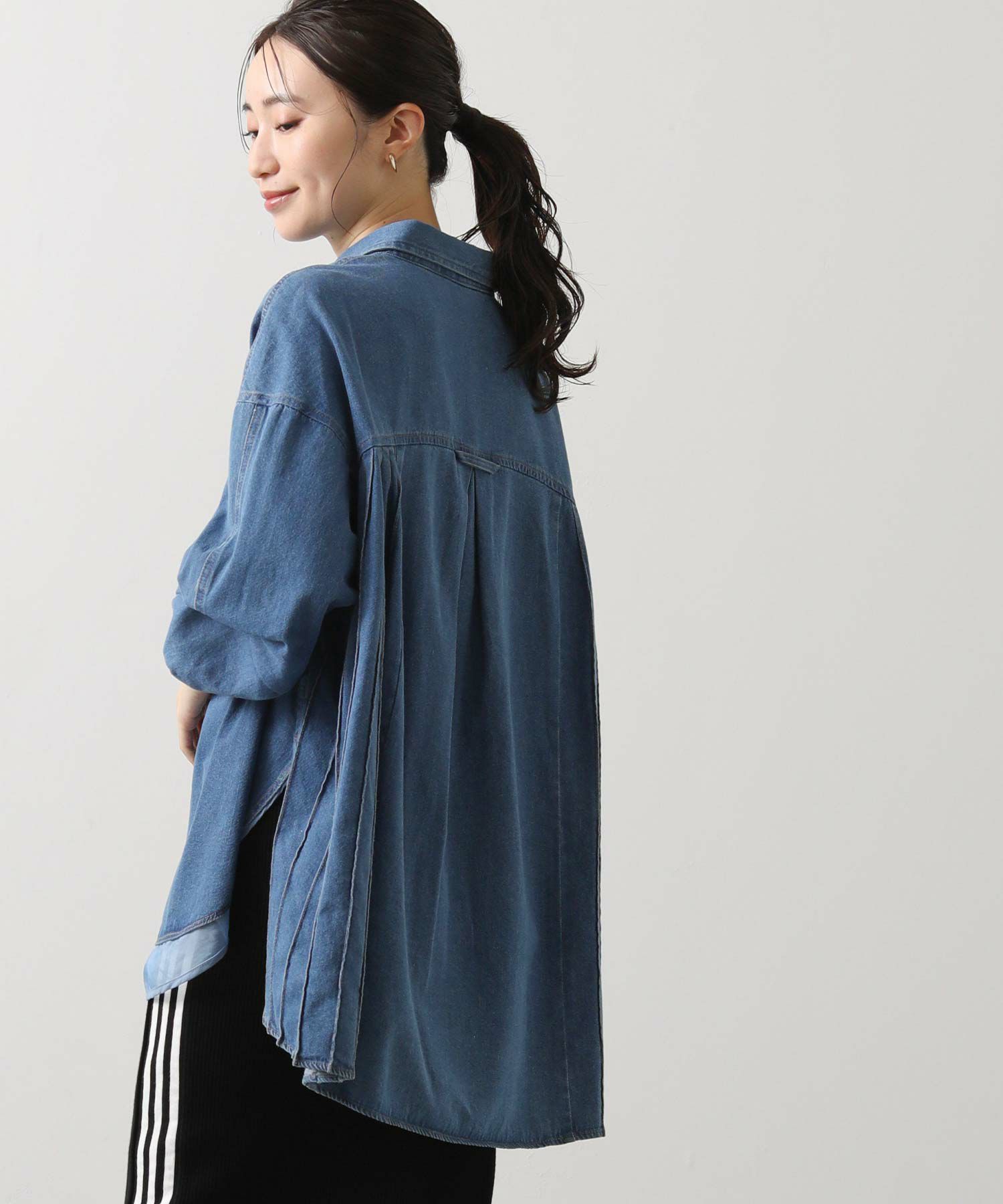 Gready Brilliantデニム2wayスリーブシャツ | SEKIMIKI Online