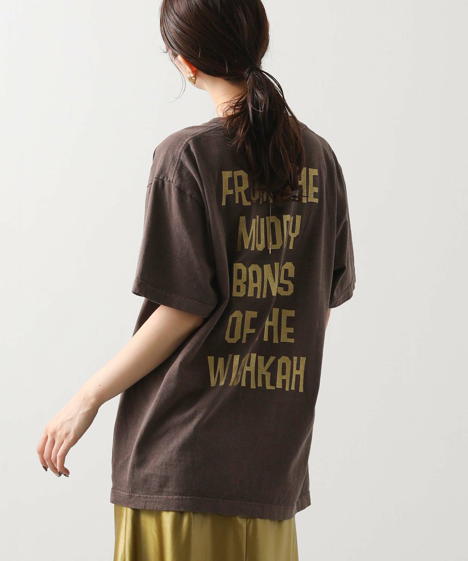 ガブリエレパジーニ　VネックTシャツ ブラウン 新品　未使用 ガブリエレパジーニ VネックTシャツ ブラウン 新品 未使用 楽天市場