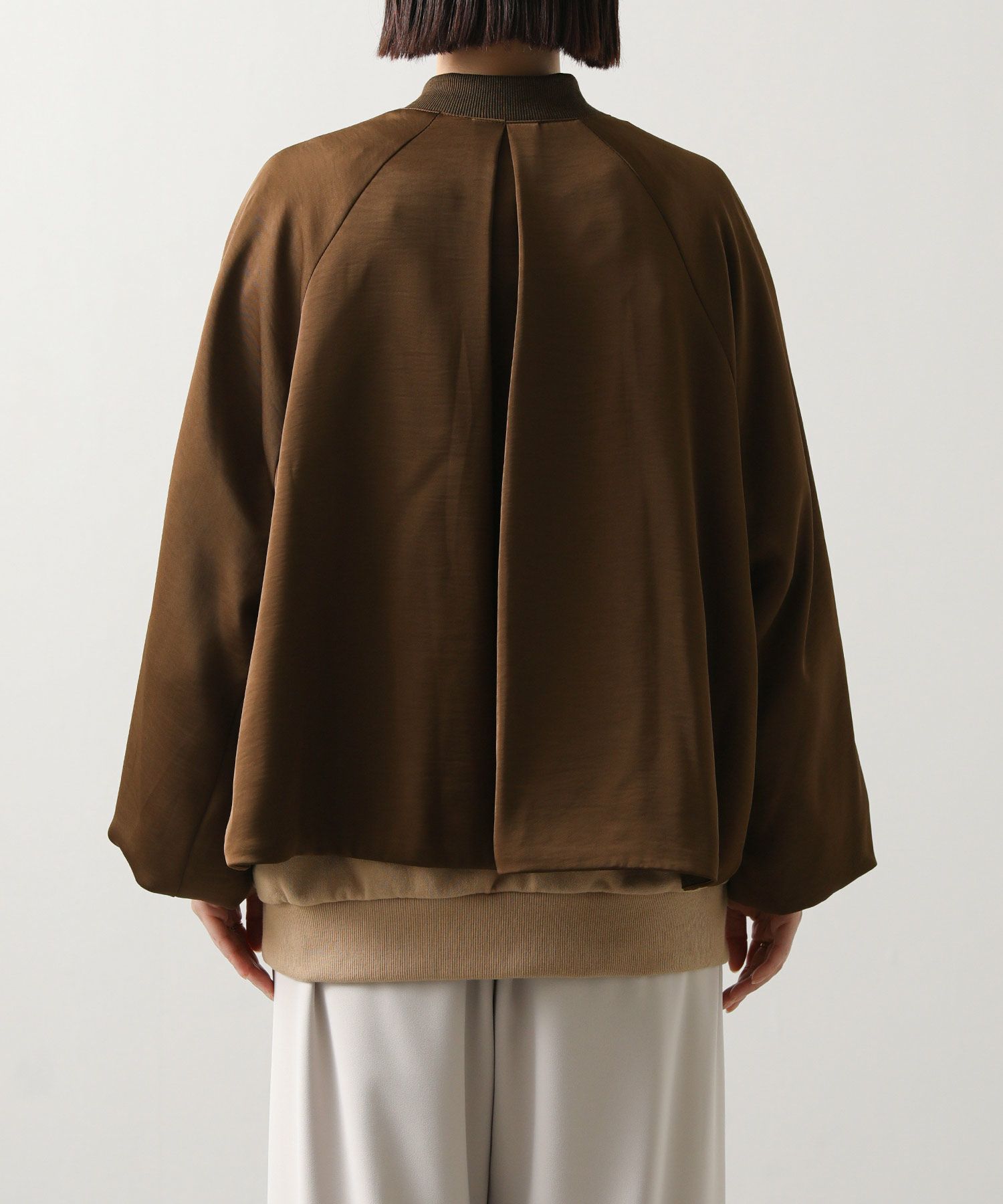 Gready Brilliantサテンボリュームブルゾン | SEKIMIKI Online