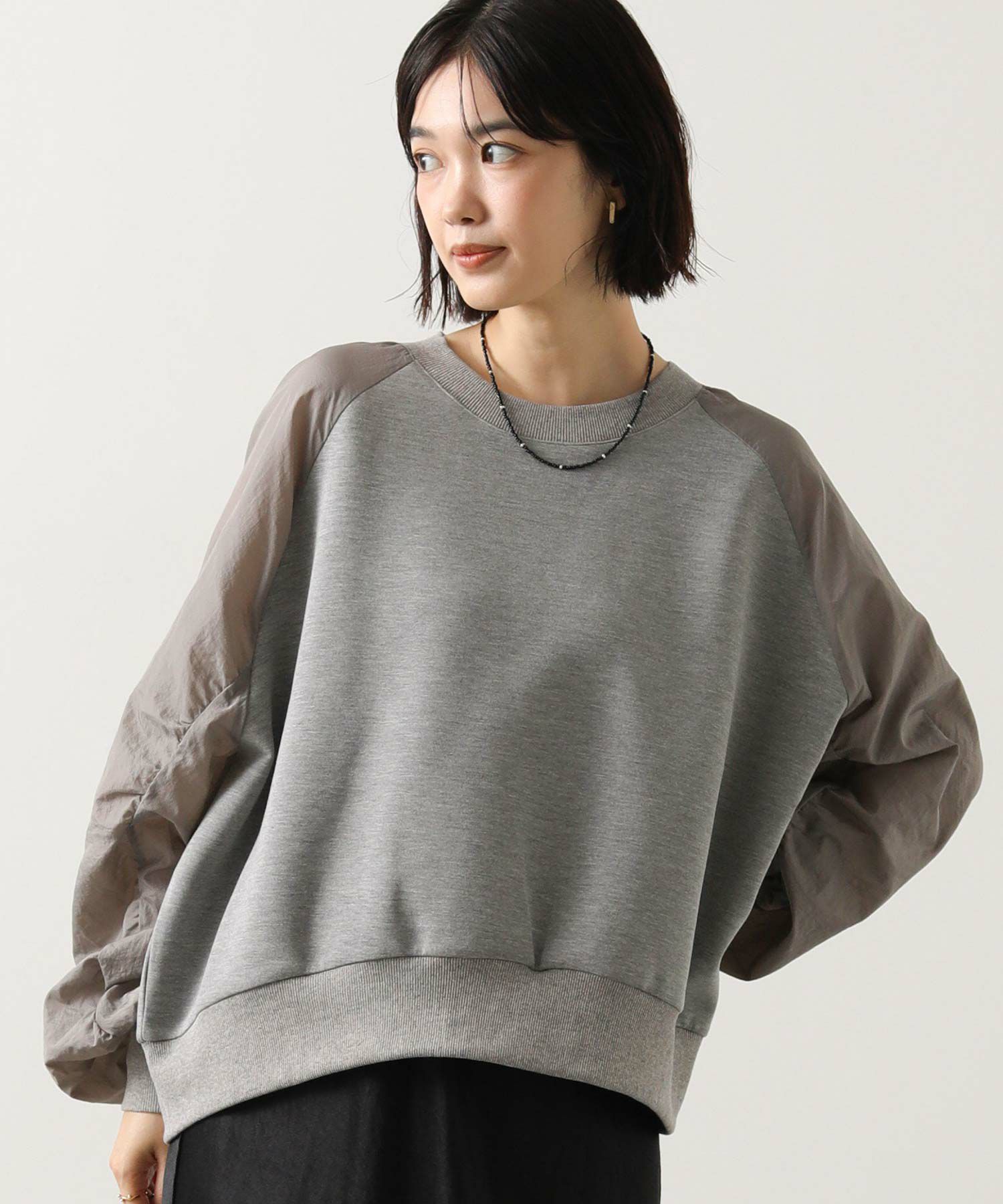 Gready Brilliantワッシャーラグランスリーブプルオーバー | SEKIMIKI