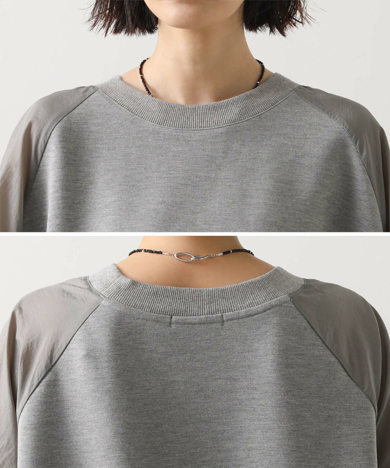 Gready Brilliantワッシャーラグランスリーブプルオーバー | SEKIMIKI