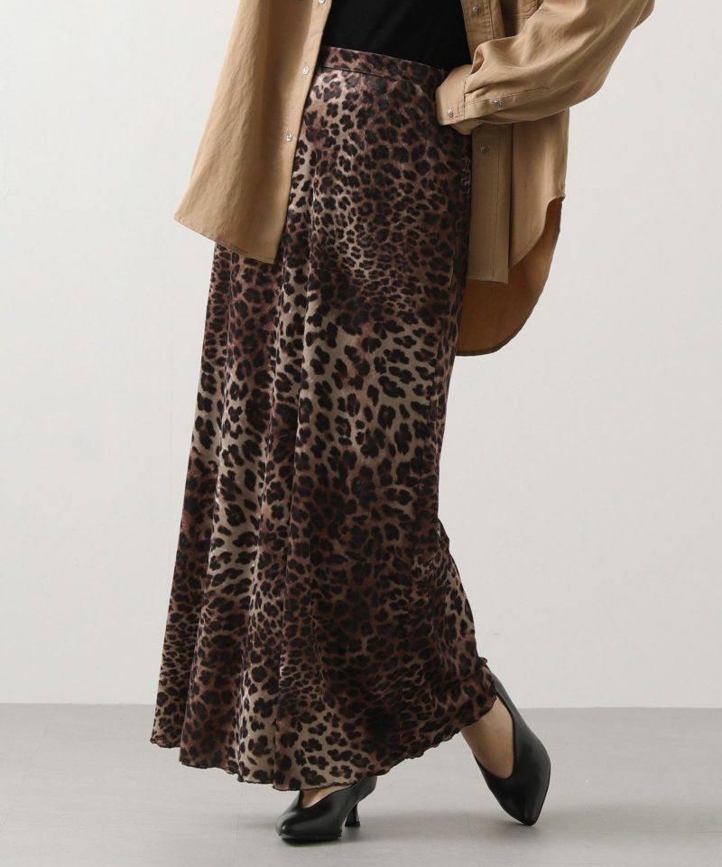 Gready Brilliantベロアレオパードナロースカート | SEKIMIKI Online