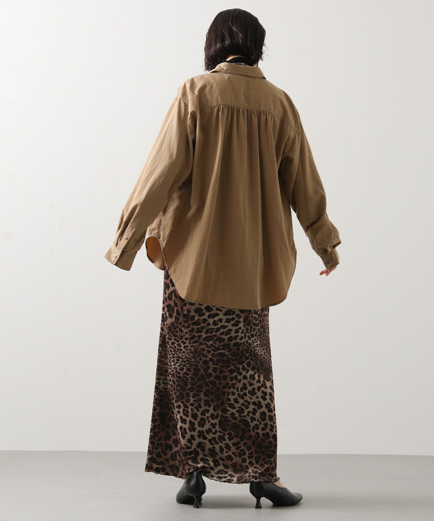 Gready Brilliantベロアレオパードナロースカート | SEKIMIKI Online