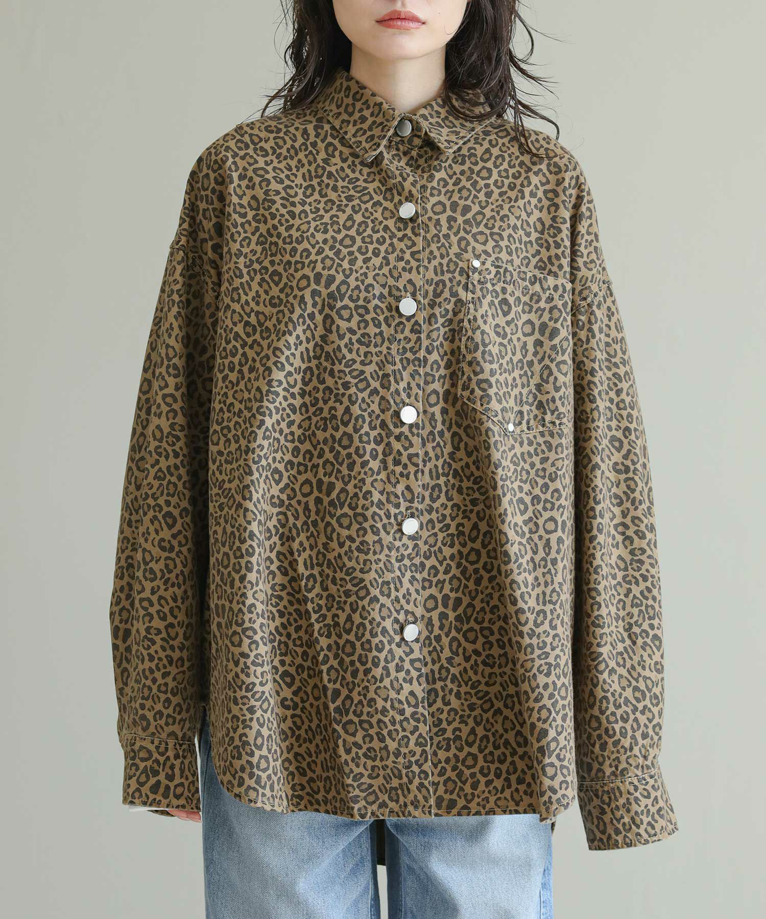 レオ The rejoiceレオパードシャツジャケット | SEKIMIKI Online