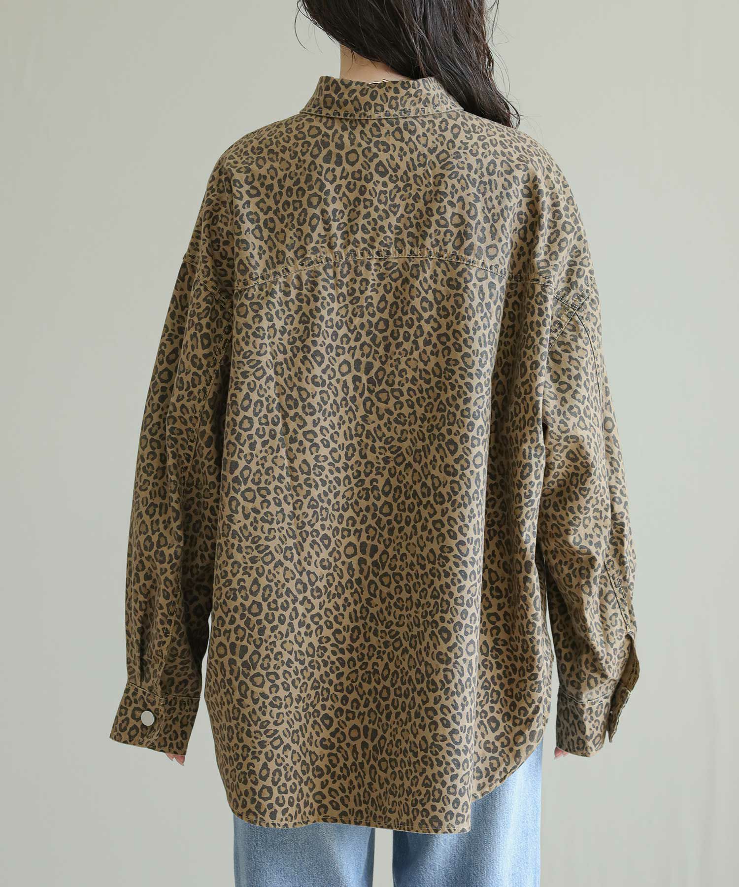 The rejoiceレオパードシャツジャケット | SEKIMIKI Online