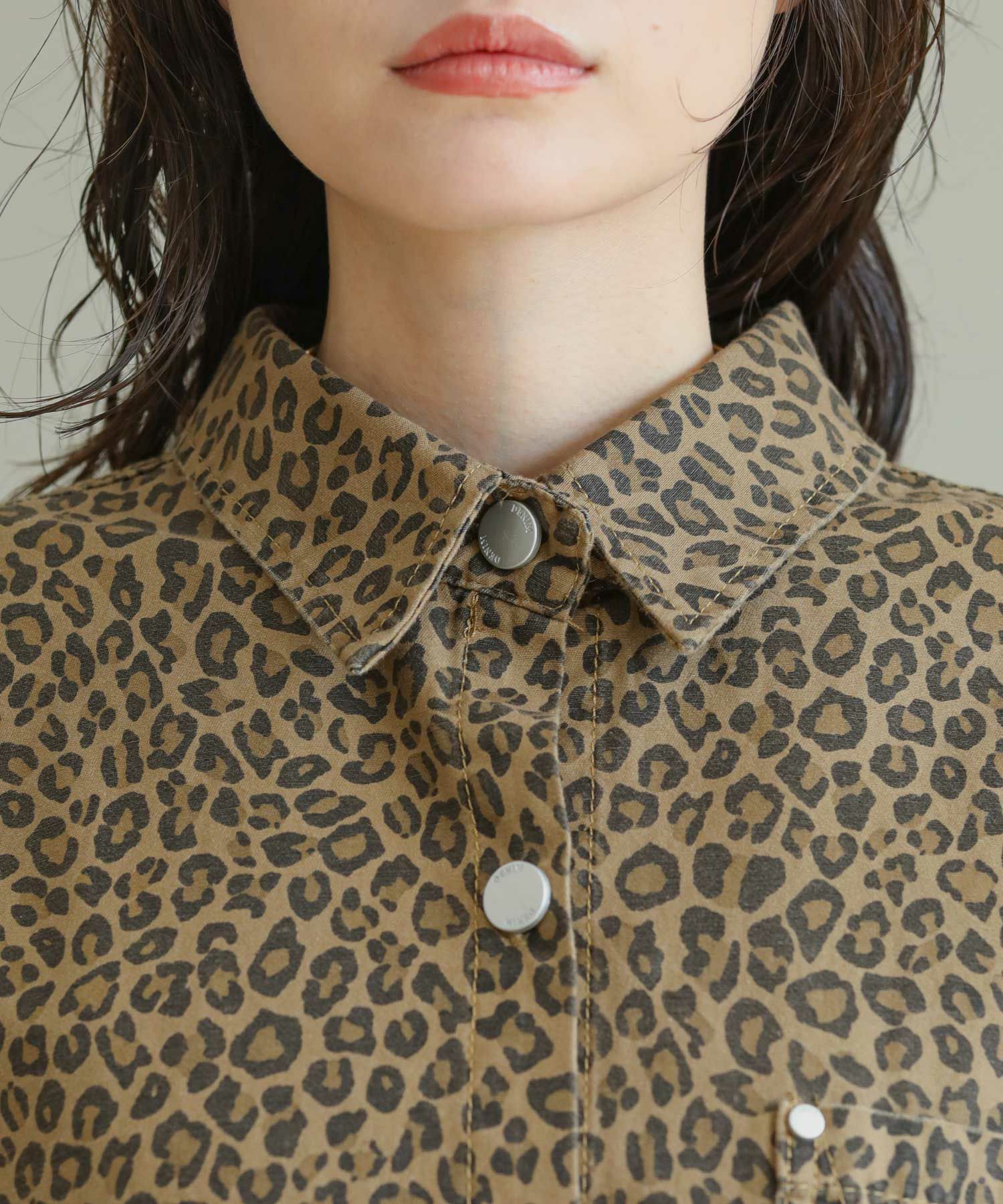 The rejoiceレオパードシャツジャケット | SEKIMIKI Online