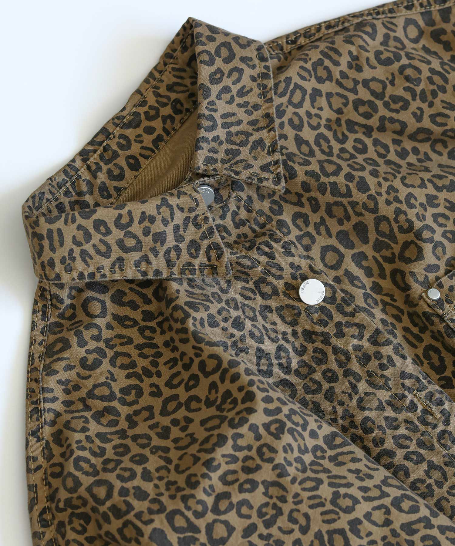 The rejoiceレオパードシャツジャケット | SEKIMIKI Online
