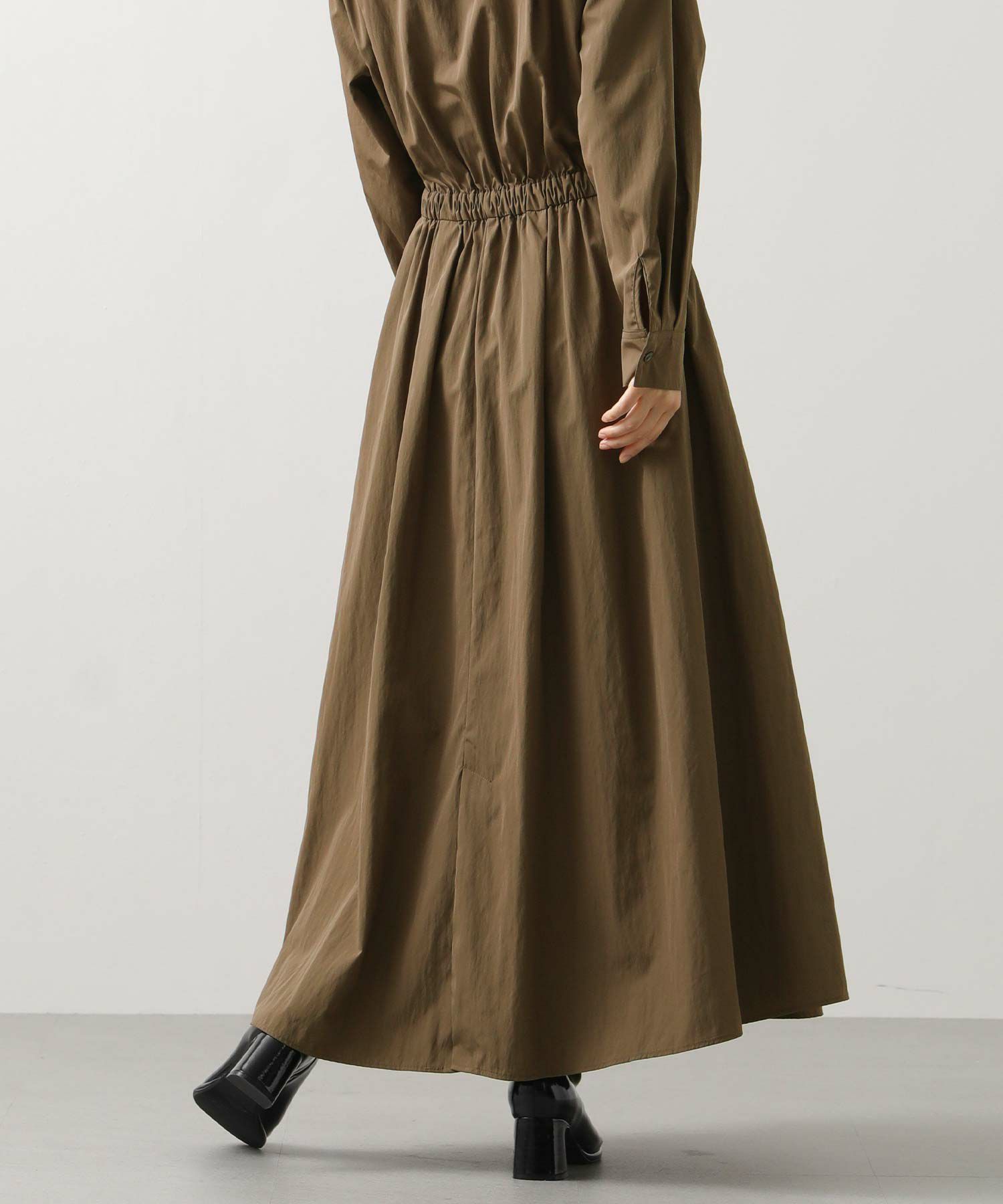 Gready Brilliantタフタシャツマキシワンピース | SEKIMIKI Online