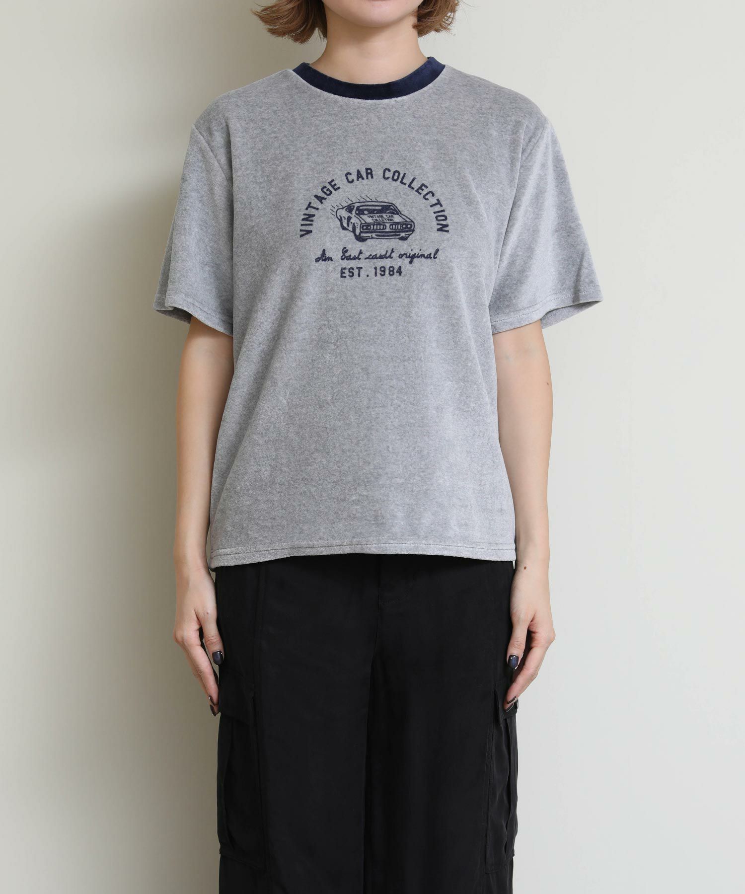 Re Fiinas.ビンテージベロアTシャツ | SEKIMIKI Online