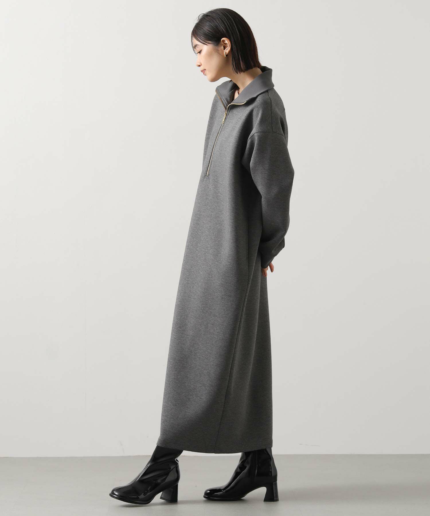 Gready Brilliants.ハーフジップカットワンピース | SEKIMIKI Online