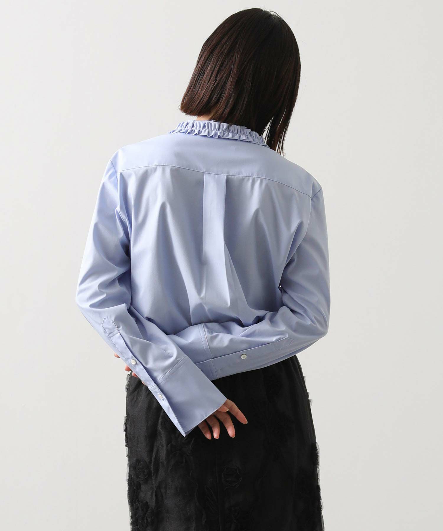 Gready Brilliantフリルカラーシャツ | SEKIMIKI Online