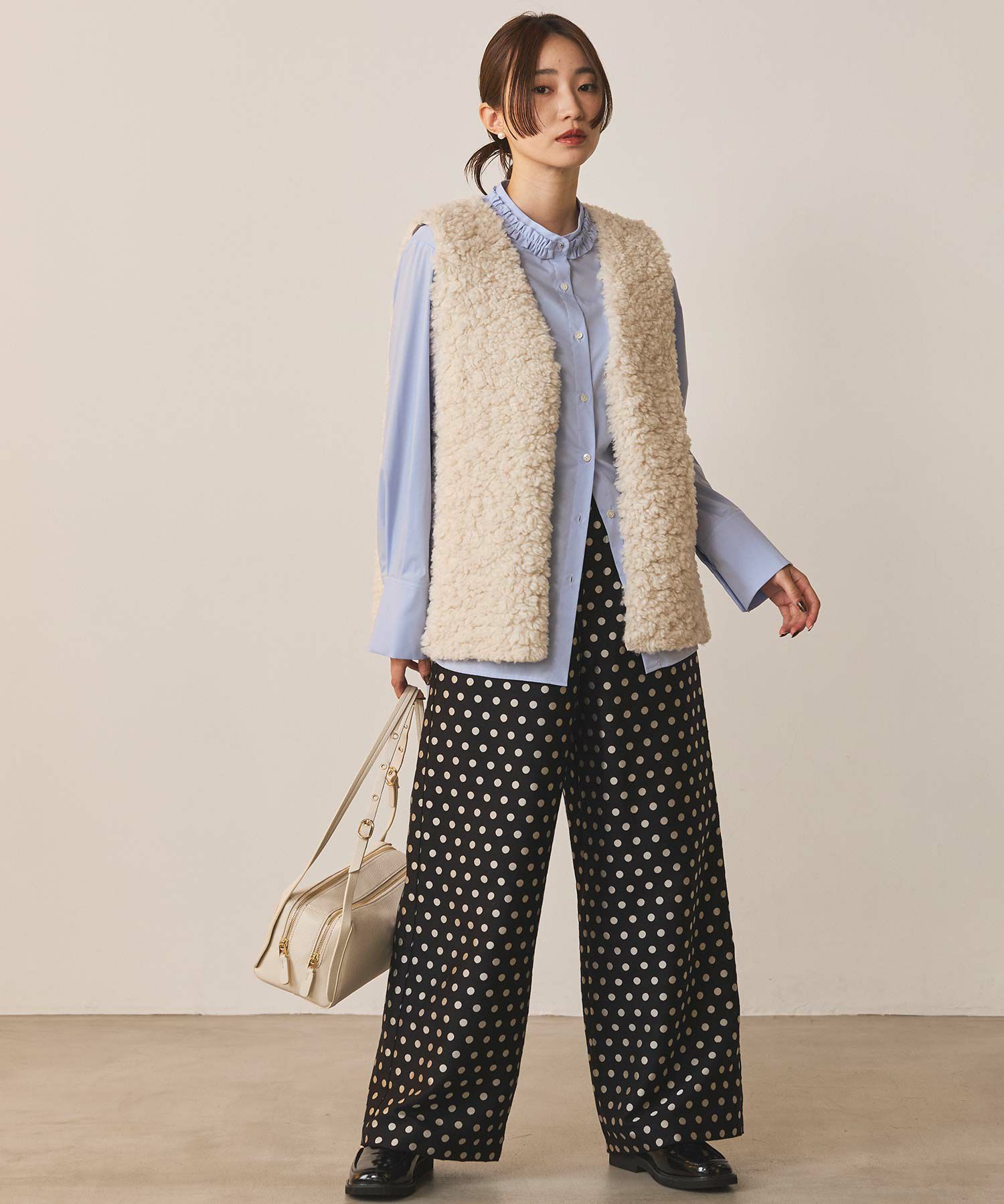 Gready Brilliantフリルカラーシャツ | SEKIMIKI Online