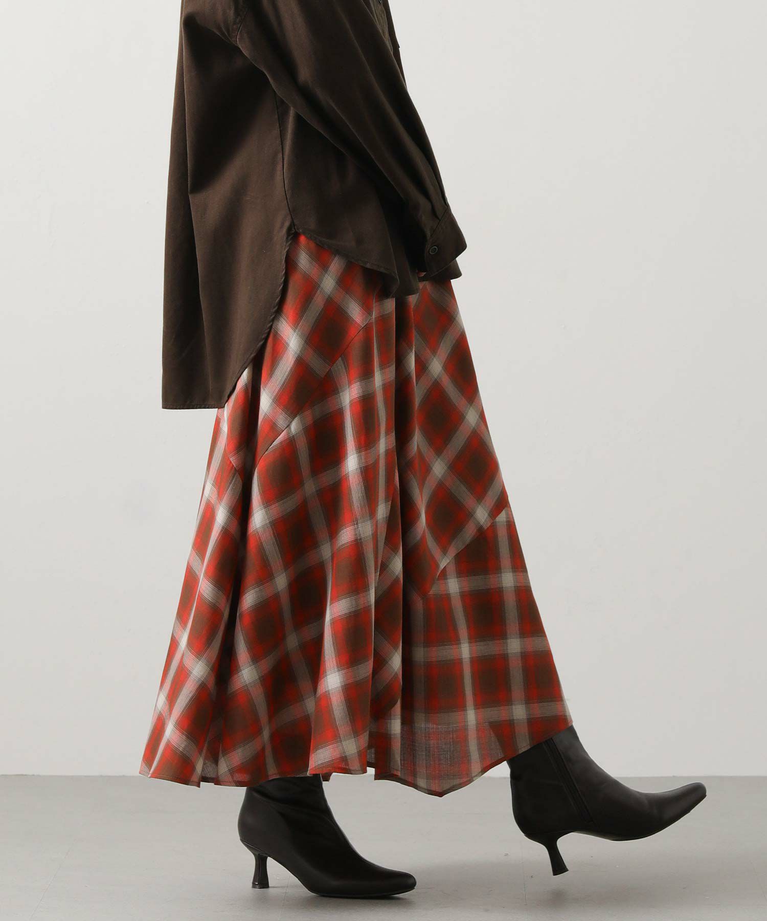 (12月20日迄)グレディブリリアン　チェックフレアスカート Gready Brilliant（グレディブリリアン）の「web限定 チェックフレア