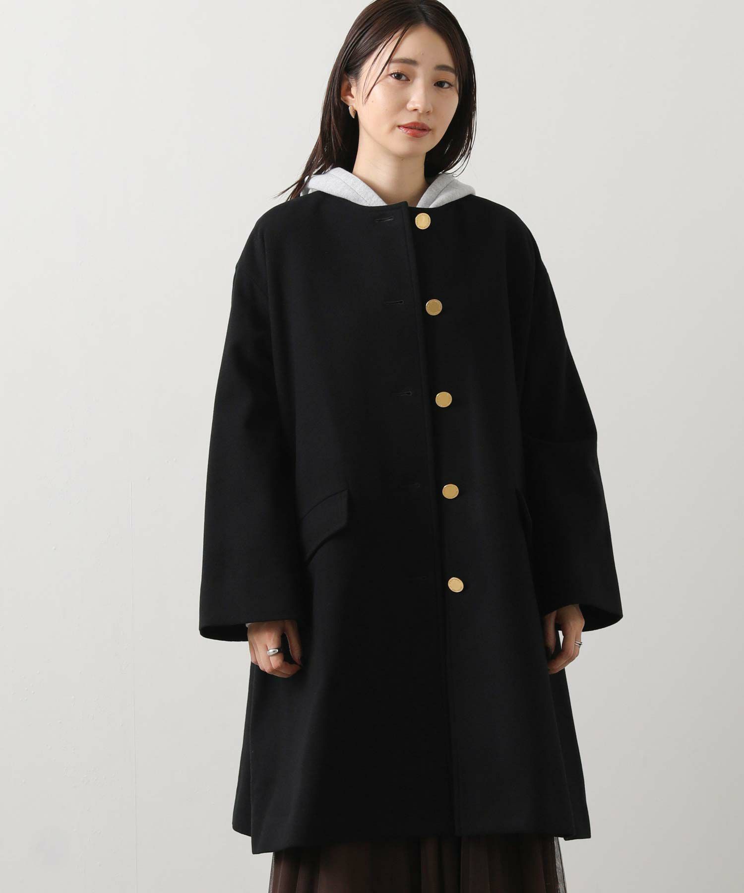 Gready Brillant Aラインコート　試着のみ Gready BrilliantTWWメルトンAラインコート | SEKIMIKI Online
