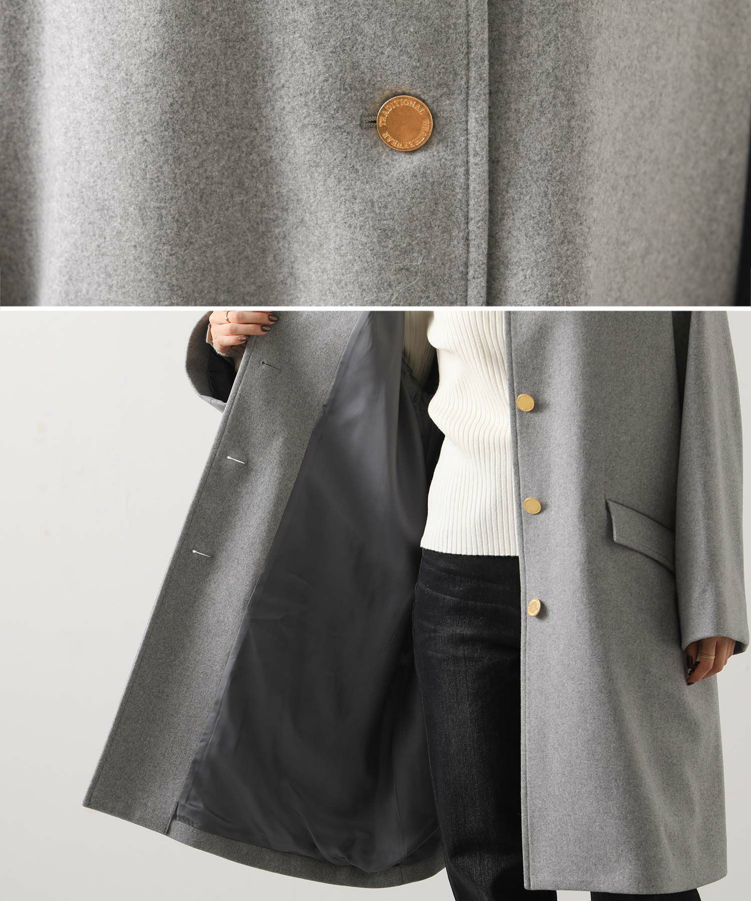 Gready BrilliantTWWメルトンAラインコート | SEKIMIKI Online