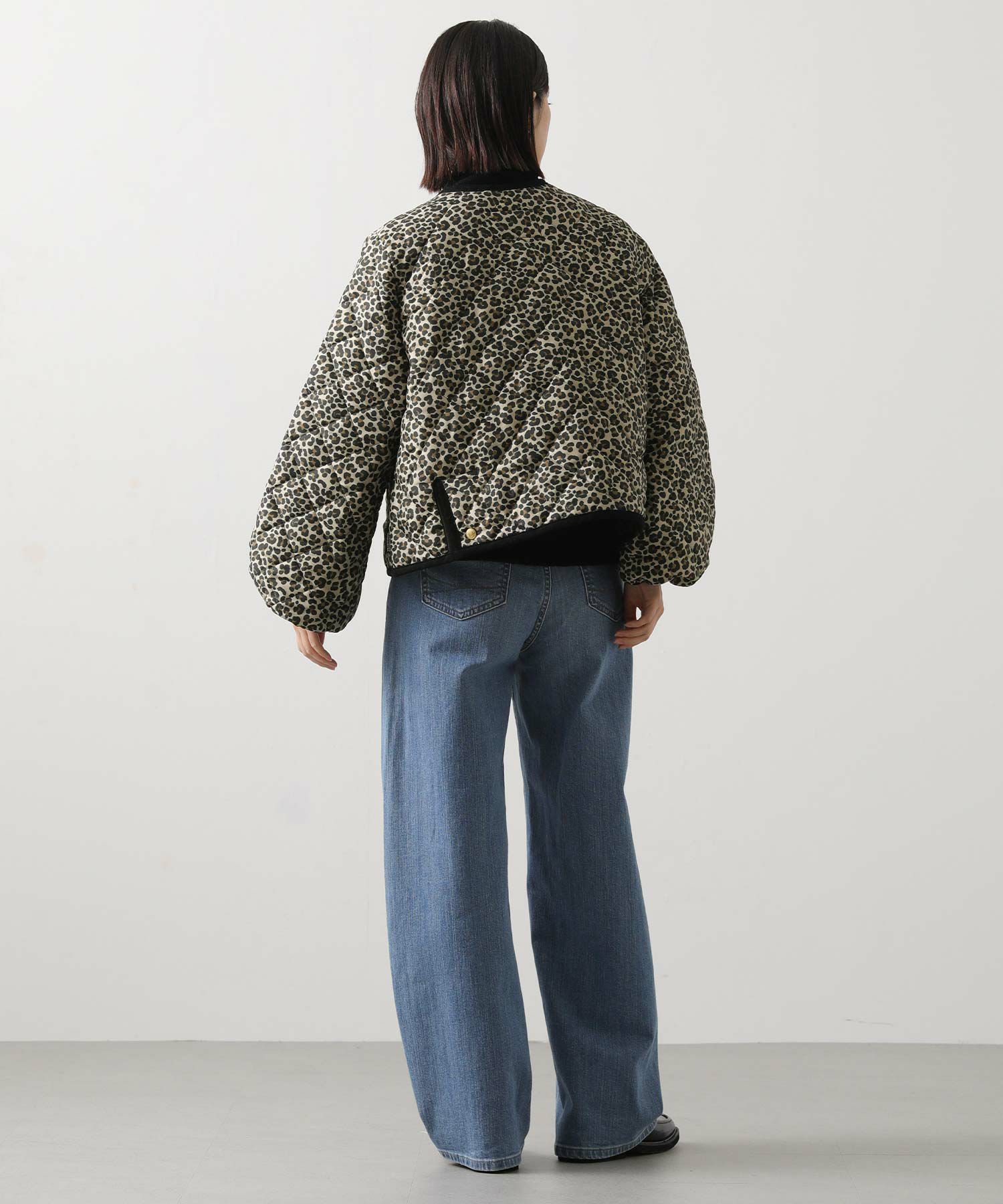 Gready BrilliantTWWレオパードキルトジャケット | SEKIMIKI Online