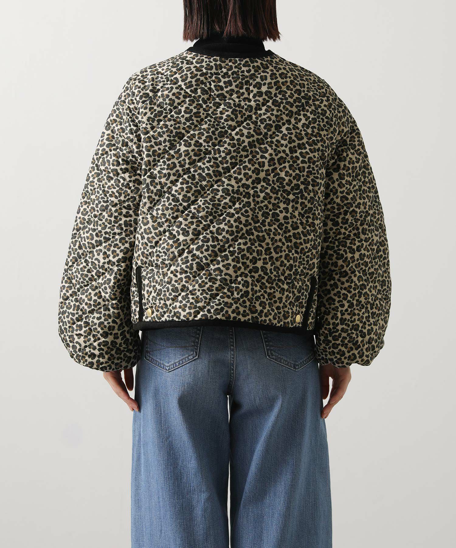 Gready BrilliantTWWレオパードキルトジャケット | SEKIMIKI Online