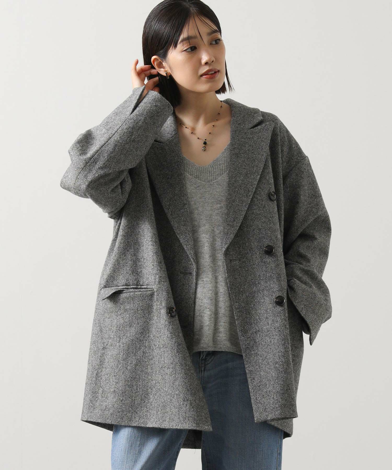 Gready Brilliantツィードオーバーテーラードジャケット | SEKIMIKI Online