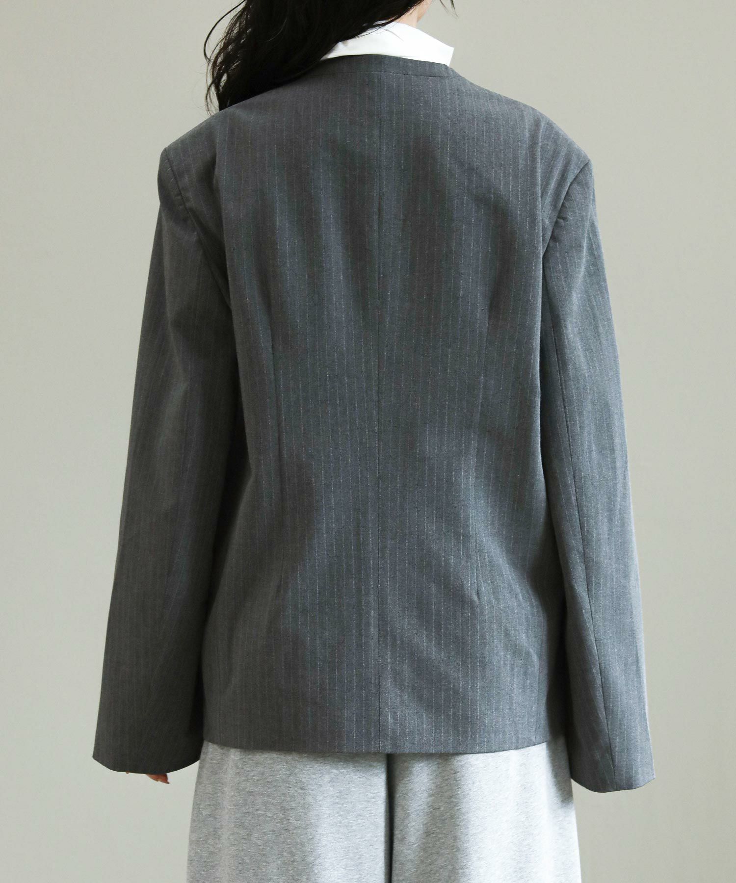 The rejoiceカラーレスオーバージャケット【anuke】 | SEKIMIKI Online